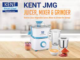 KENT 16127 500 Juicer Mixer Grinder (2 Jars, blue)