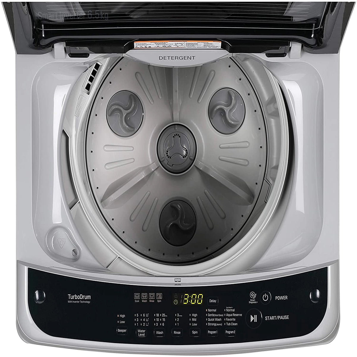 LG T65SPSF2Z 6.5kg, 5 Star, Sapience, Smart Inverter Technology