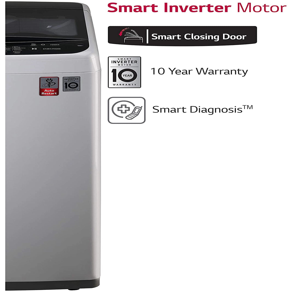 LG T65SPSF2Z 6.5kg, 5 Star, Sapience, Smart Inverter Technology