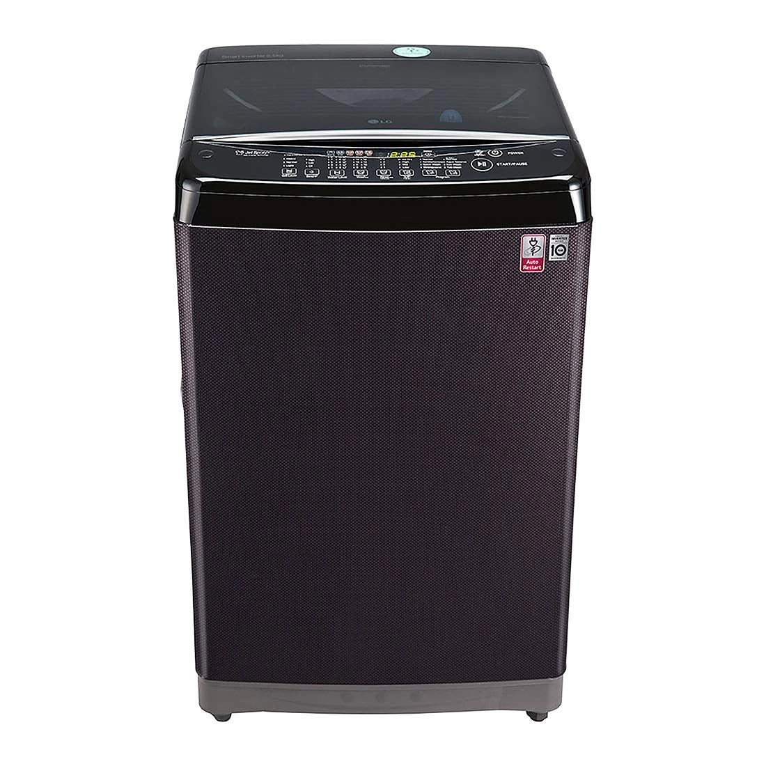 LG 6.5 Kg Inverter Fully-Automatic Top Loading Washing Machine (T7577NDDLK, Black Knight)
