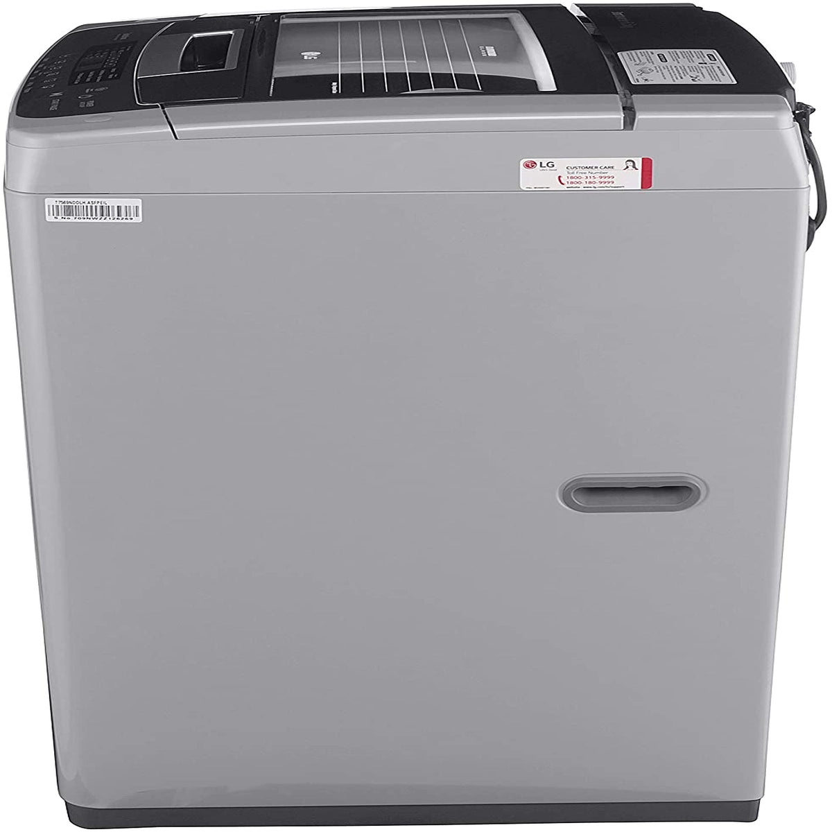LG T8069NEDLH 7.0kg, Middle free Silver, Punch+3, TurboDrum