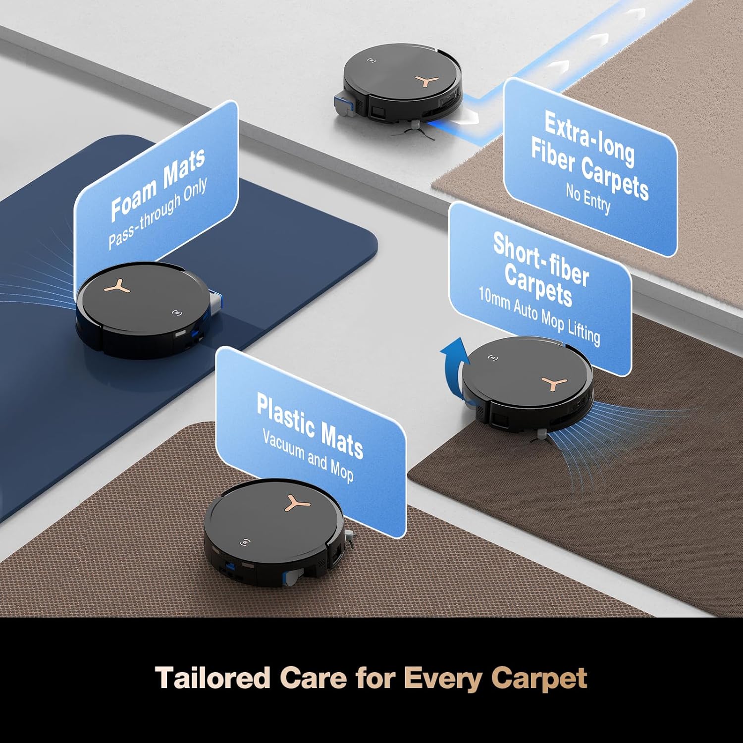 ECOVACS DEEBOT X8 PRO Vacuum and Mop, 18000Pa OZMO Roller, Self-Washing, 2-in-1 Cleaning
