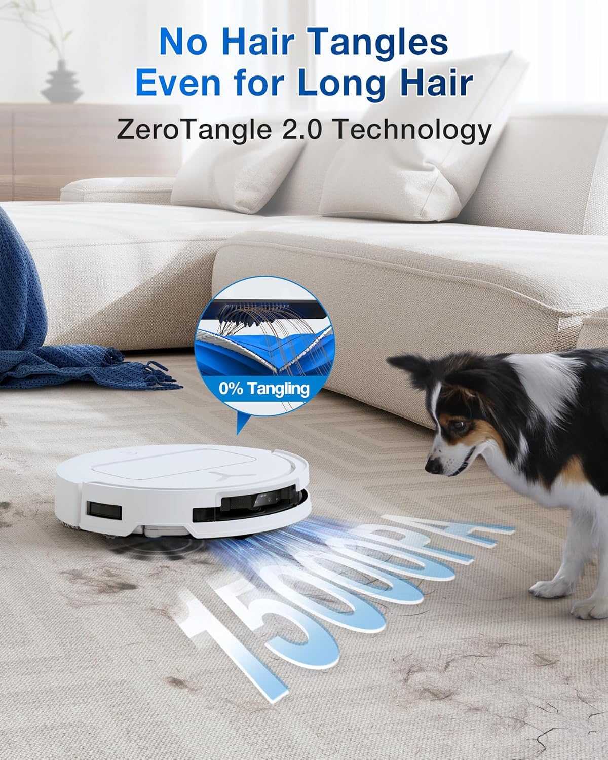 ECOVACS Deebot T50 PRO: 2-in-1 Robot Vacuum & Mop, 15000 Pa Suction, 6400 Mah Auto Wash