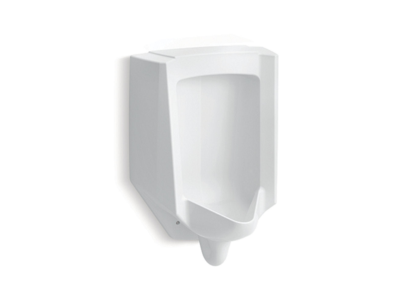 kohler K-4991-ER-0 Urinal with rear inlet 0.5L with accu-flush in white 457mm x 360mm x 715mm