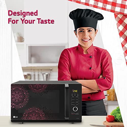 LG 32 L Convection Microwave Oven (MC3286BIUM, Black, Diet Fry, 360° Motorised Rotisserie) - 2023 Model