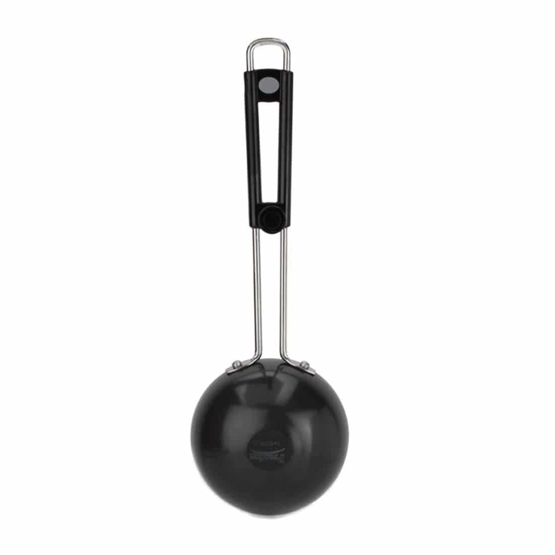 Prestige Hard-Anodized Aluminum Cookware Tadka Pan, 130mm, Black