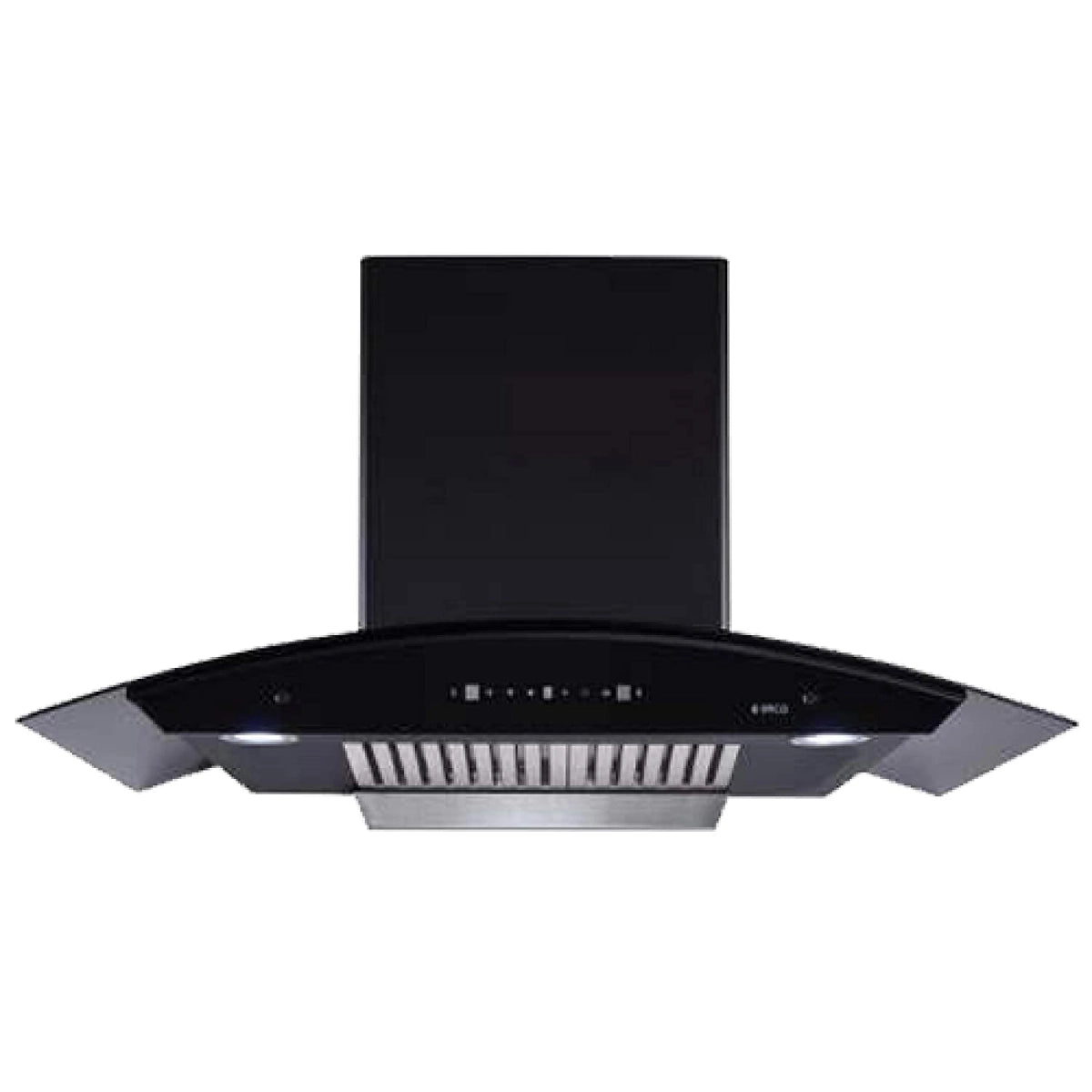 Elica 90 cm 1200 m3/hr Auto Clean Chimney with Free Kit (TBC HAC TOUCH BF 90 MS NERO, 2 BFs, Touch & MS Control, BK)