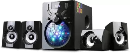 ZEBRONICS ZEB-UDAAN 4 BTRUF 60 W Bluetooth Home Theatre  (Black, 4.1 Channel)