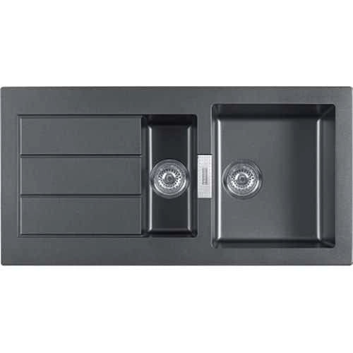 Franke kitchen sinks Double FRANKE 651 Tectonite Carbon Black, Size: 1000X510MM