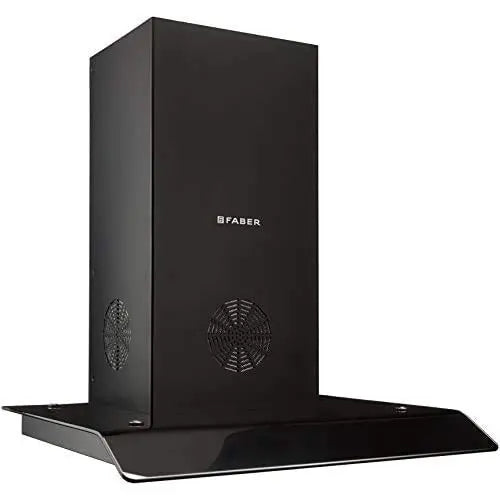 Faber 60cm 3 Way Silent Suction Chimney, 1150 m3/hr (HOOD ARCO 3D PLUS T2S2 BK LTW 60, 2 Triple Layer Baffle Filters, Black)