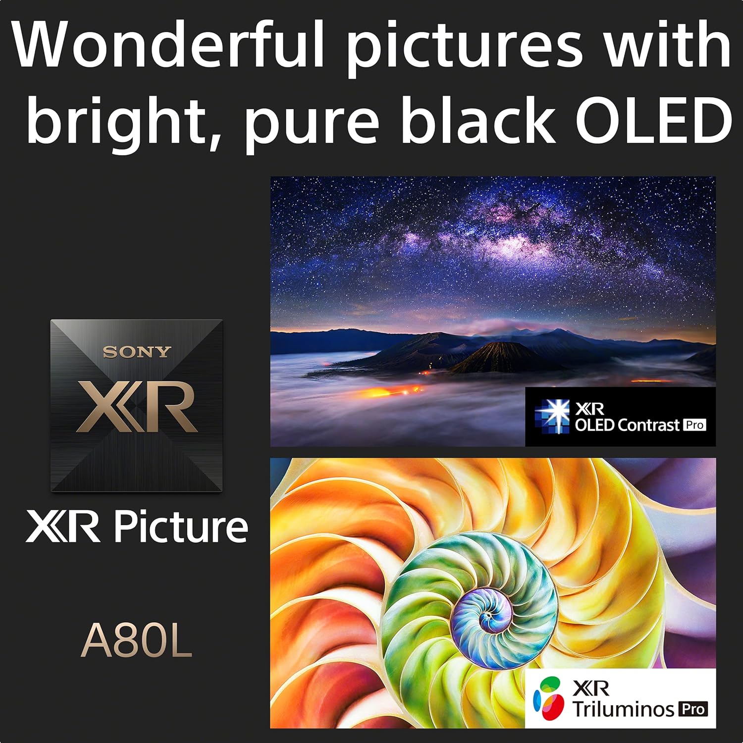 A80L | BRAVIA XR | OLED | 4K Ultra HD | High Dynamic Range (HDR) | Smart TV (Google TV) 210cm