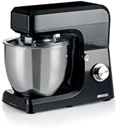 Ariete Gourmet Stand Mixer Professional 7L 1598/01, Planetary Mixer, 1200 W, 7 L Capacity, 3 Accessories, 6 Speeds, Pulse Function, Splash guard Lid, black