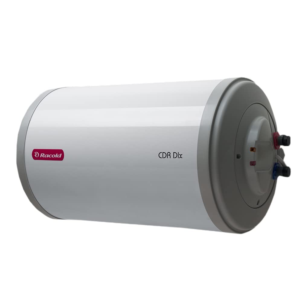 Racold Cdr Dlx 10Lt Horizontal, Wall Mounting, White-Grey