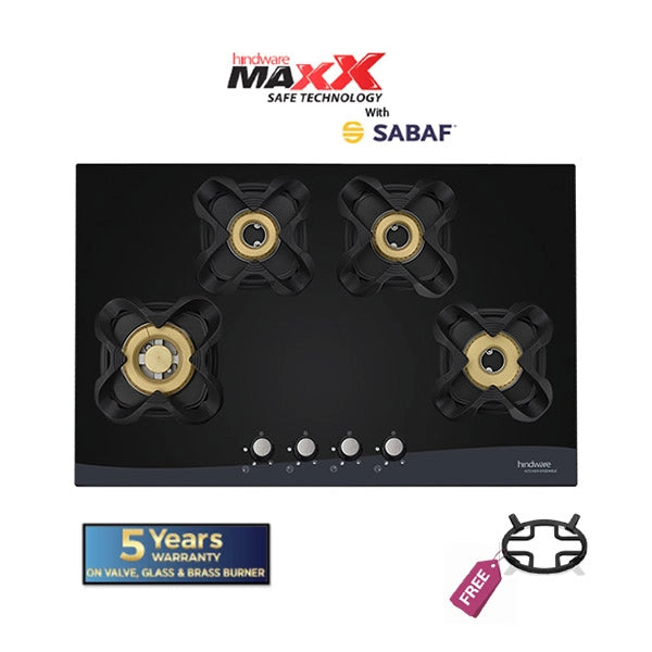Hindware KA Hob Tulip 4B 80CM Black