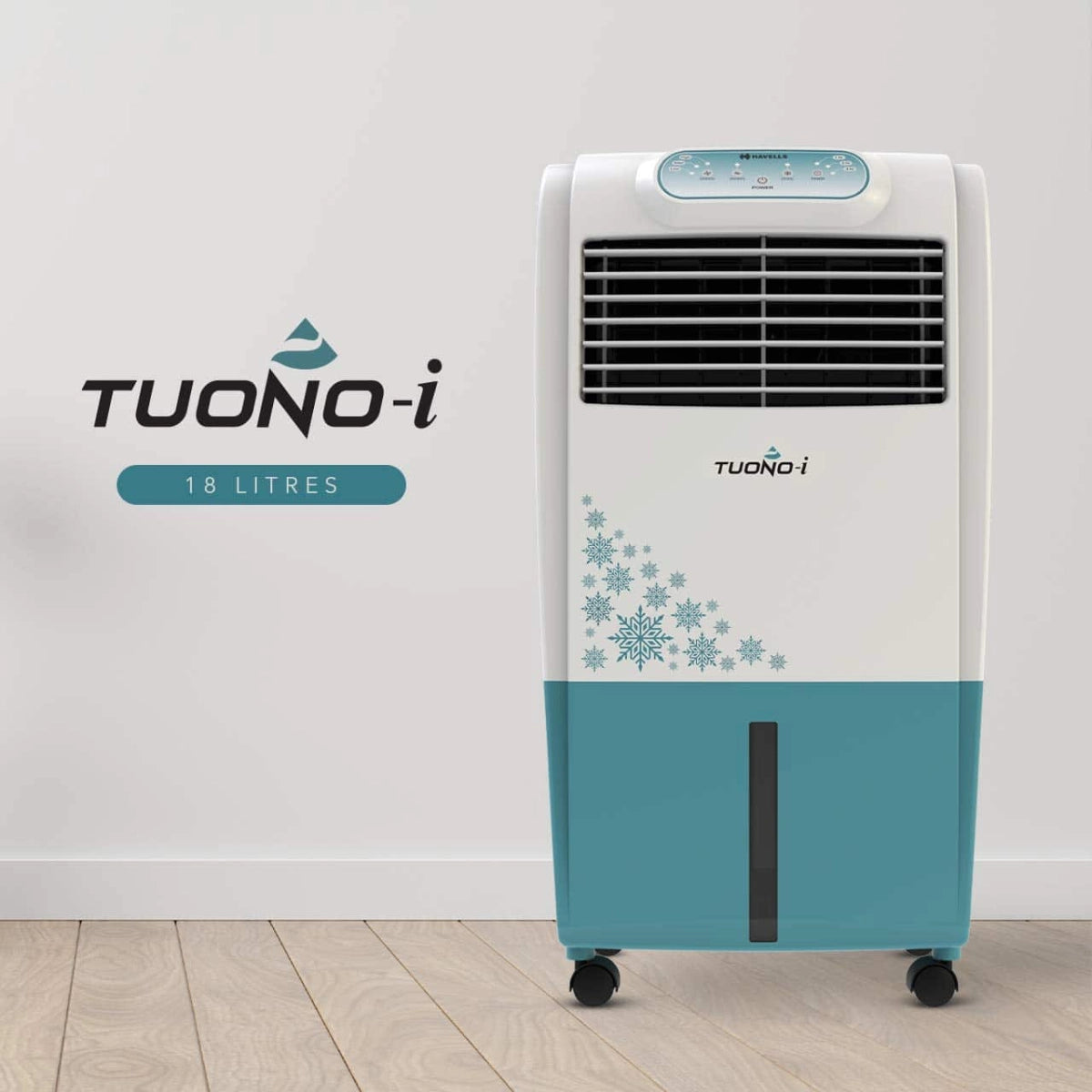 Havells Tuono Air Cooler 18 Litres with Honeycomb Pads (Dark Turquoise)