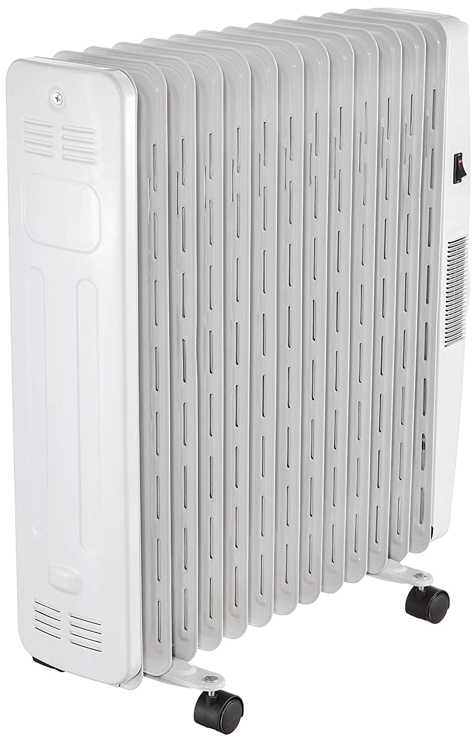 Usha In OFR 3811 F Oil Room Heater, Grey Black