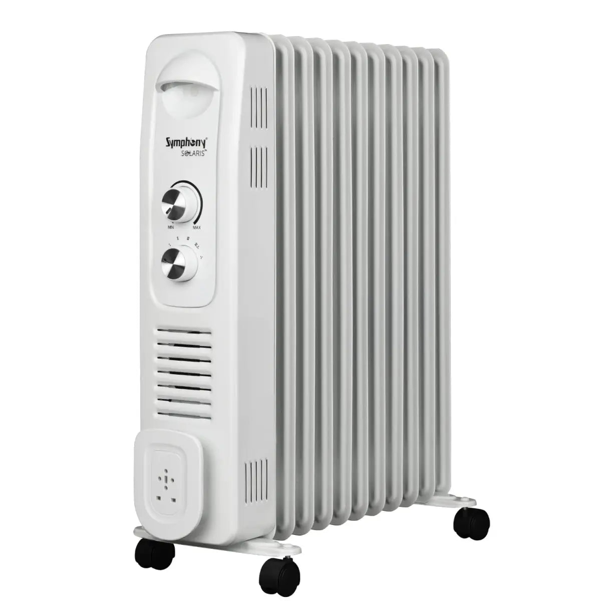Symphony Solaris OFR 11 fin 2900W Room Heater for Home with Oil-filled radiator, 11 fins, and Multidirectional Heating (Off White)