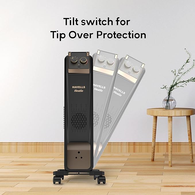 Havells Hestio Black 11 Fin OFR 2900 W