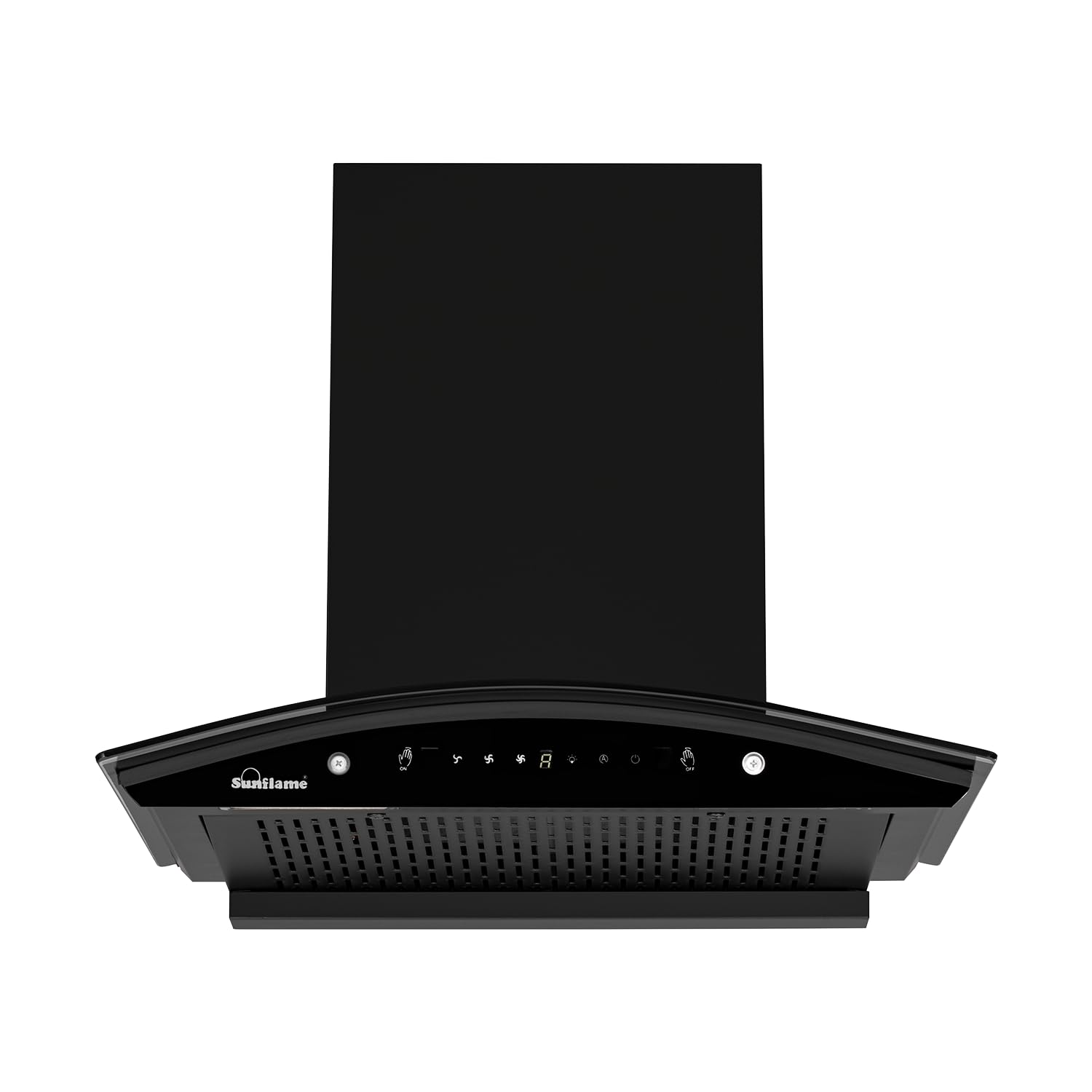 Sunflame Roma High Efficiency Filterless Chimney | 1200 m³/h Suction Capacity | 1-Year Product coverage and 5-Year Motor coverage | Heat Auto-Clean Technology | 60 cm