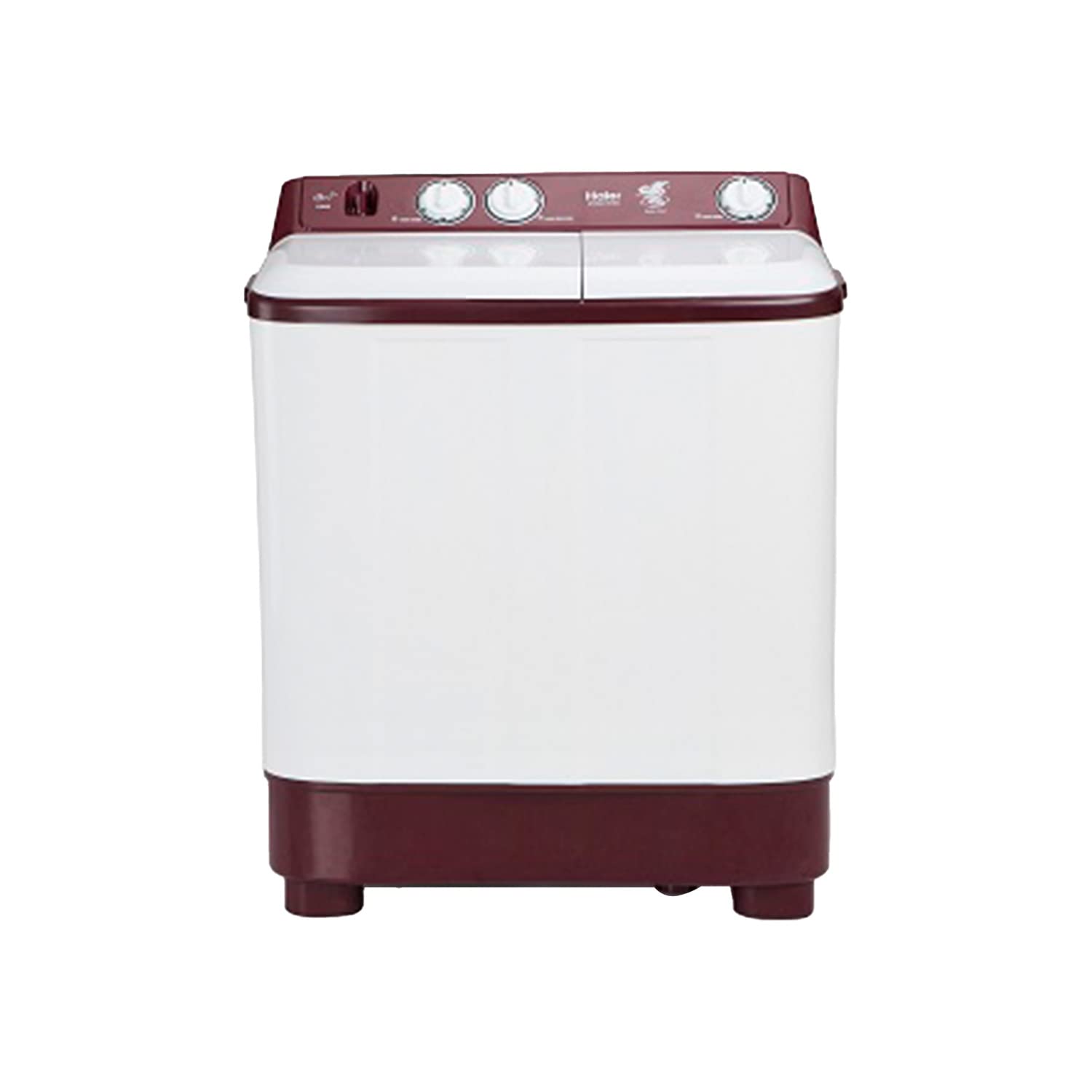 Haier 7 Kg 5 Star Rating Semi Automatic Top load Washing Machine (HTW70-1187BON, White)