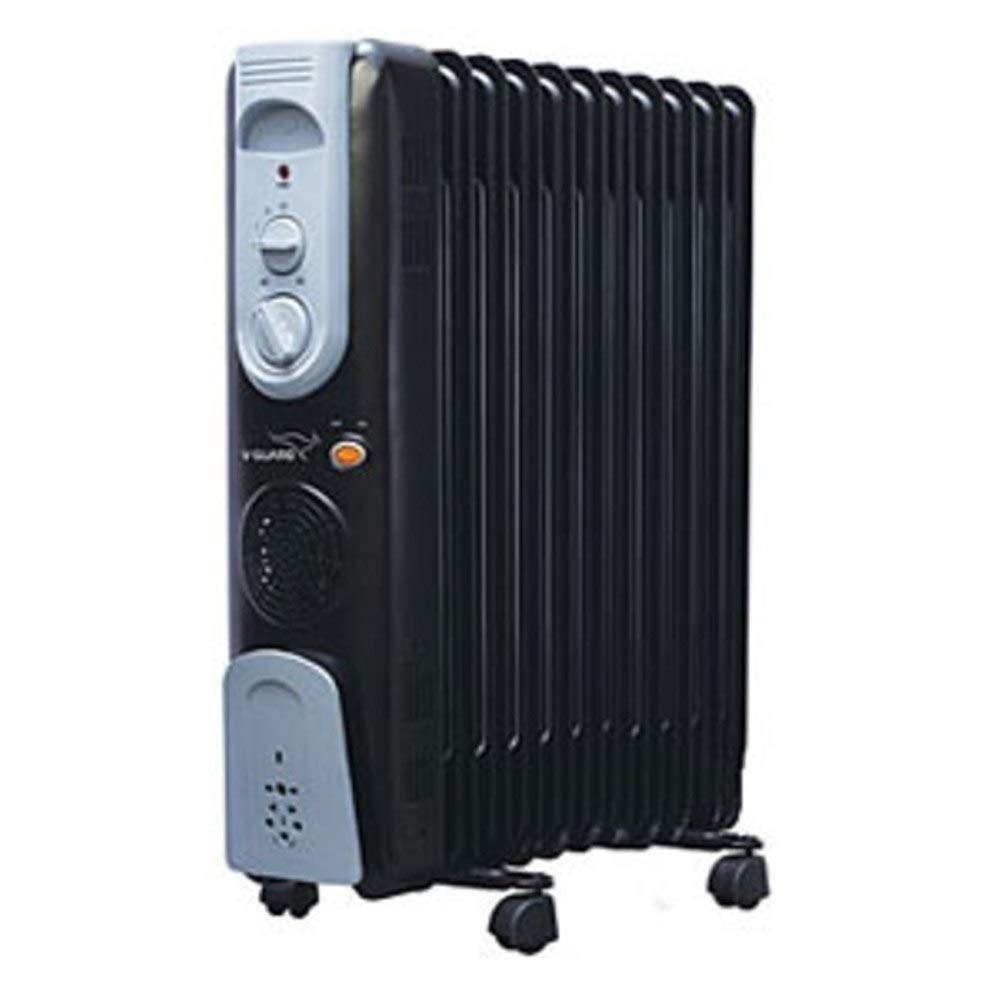 V-Guard OFR - 11 FIN 2900-Watt Oil Filled Radiator RH11F (Black)