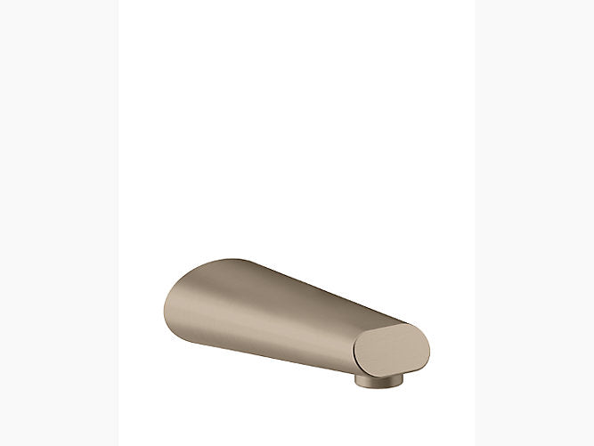 kohler K-10385IN-BV Bath spout without diverter in brushed bronze