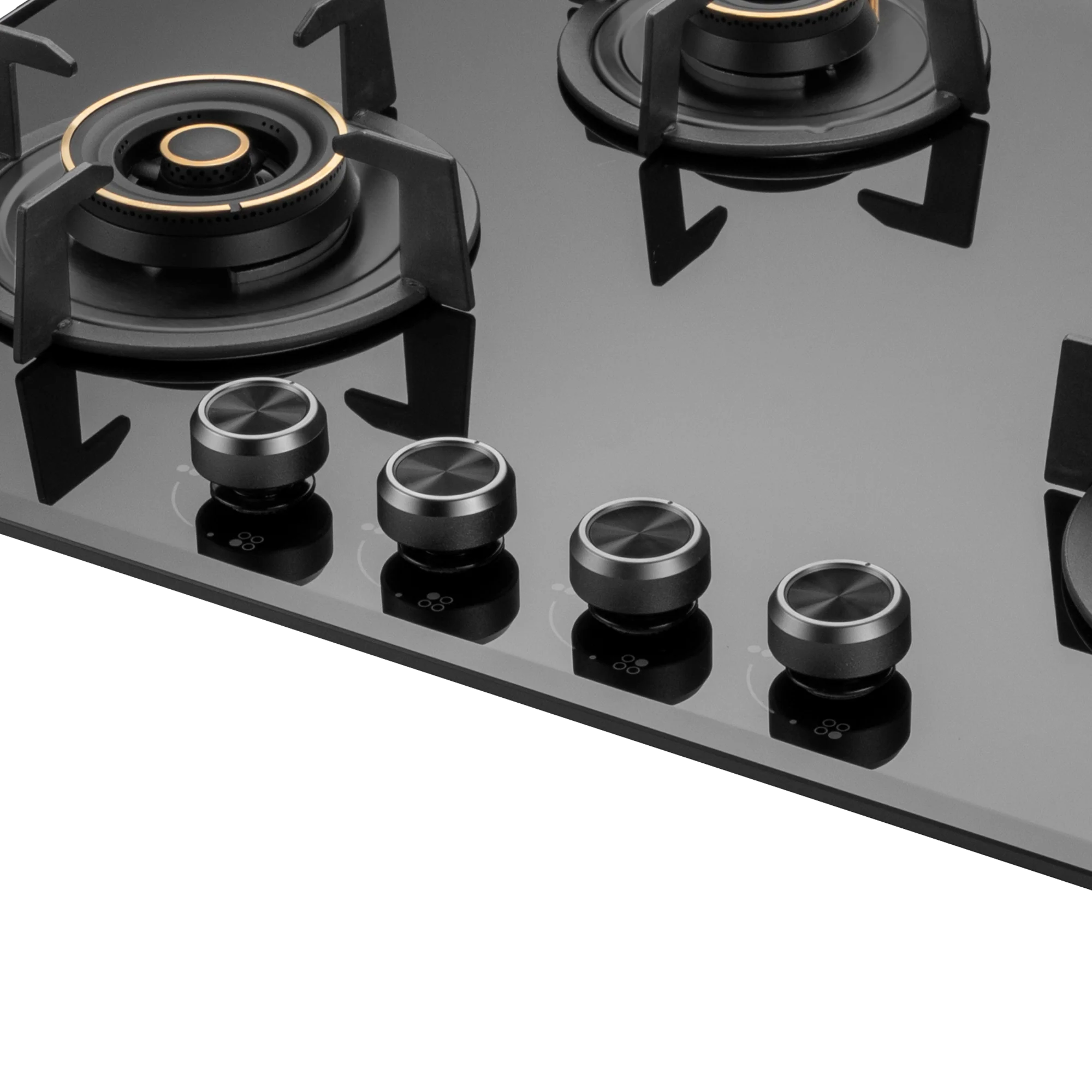 Kaff ALNF 784 Built-in Hob: 4 Brass Burners for High-Efficiency Cooking