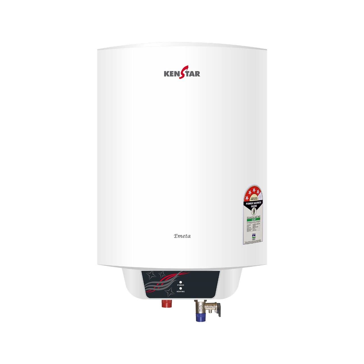 Kenstar EMETA 15L Water Heater, White