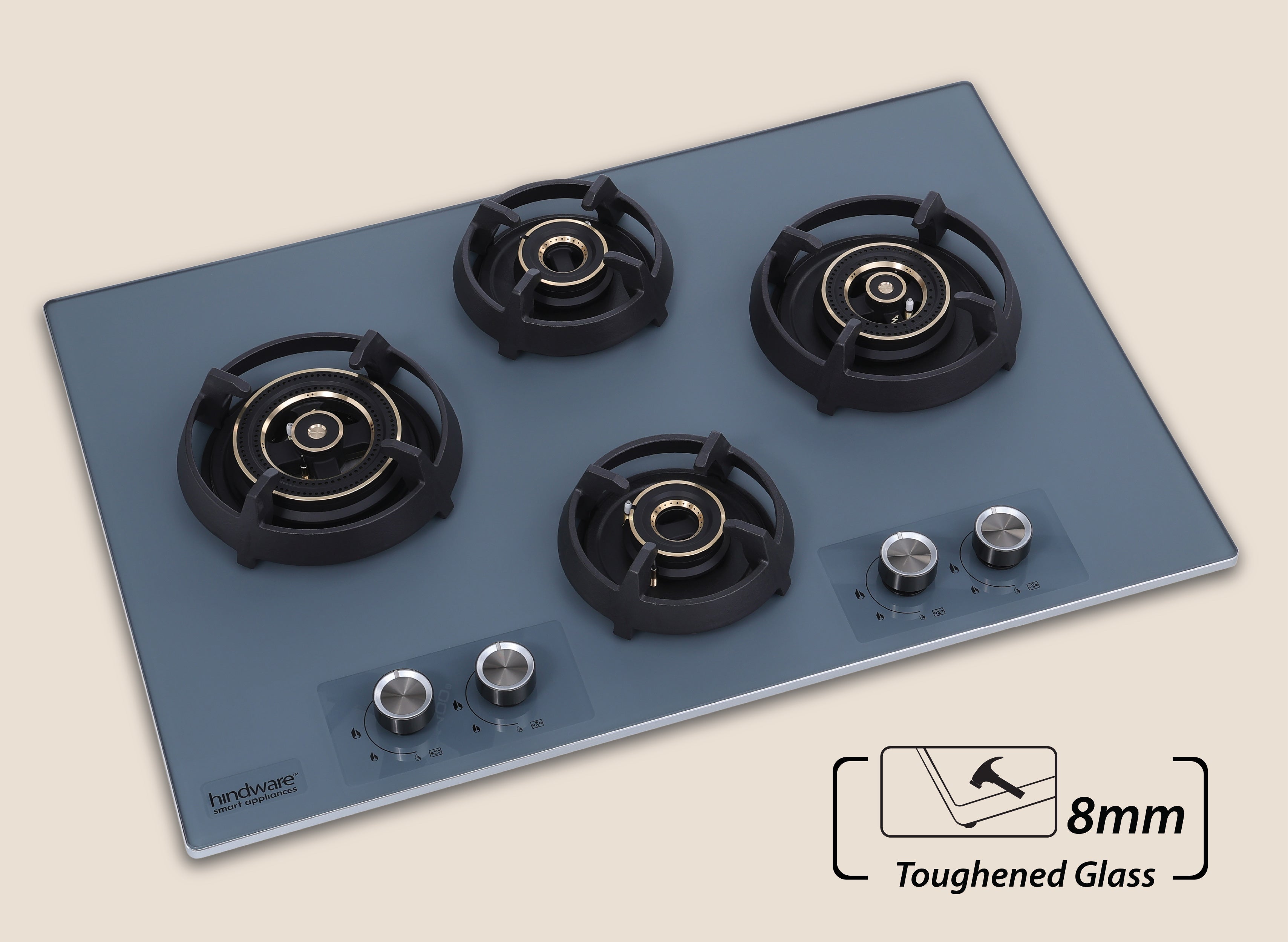 Hindware Hob Graphite 4B 78 CM Black Auto Induction