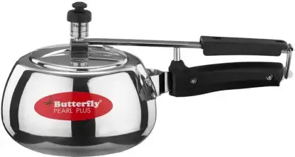 Butterfly Pearl Plus 2 L Induction Bottom Pressure Cooker  (Aluminium)