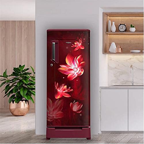 Whirlpool 200 L 3 Star Single Door Refrigerator - 215 IMPC Roy 3S Wine Flower Rain (71999)