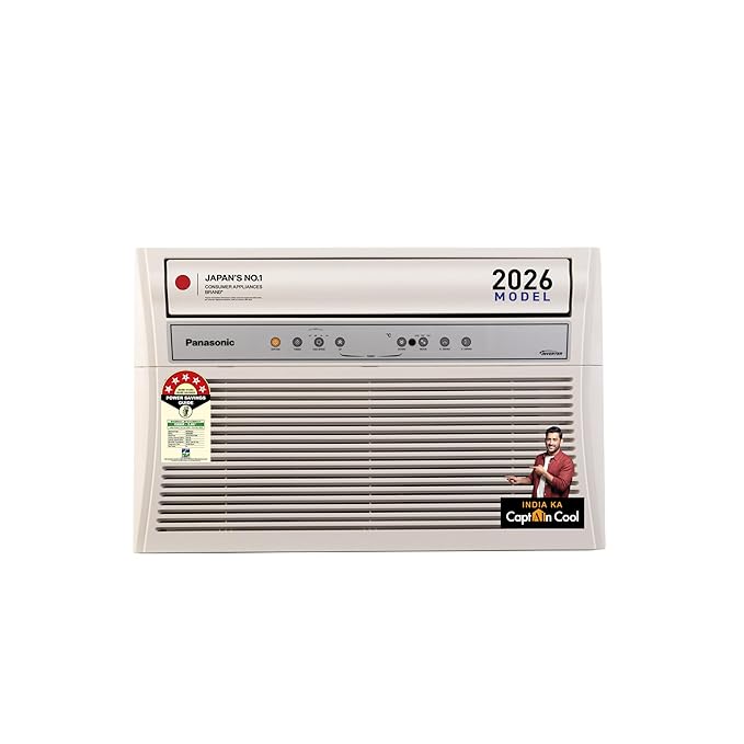 Panasonic 1.5T 5 Star Inverter Window AC (Top Throw, 50°C Oper., Copper Cond) CW-XU185CGT