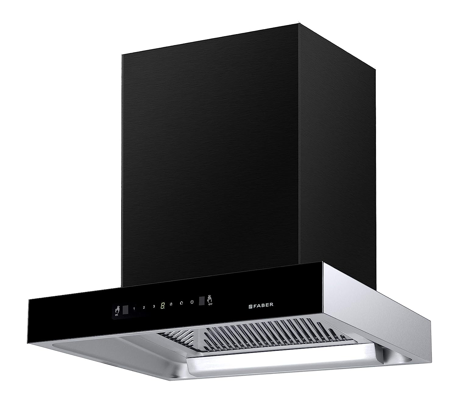 Faber 60 cm 1350 m3/hr Auto-Clean box-type Kitchen Chimney (HOOD JUPITER HC SC 60, Filterless technology, TC, BK)