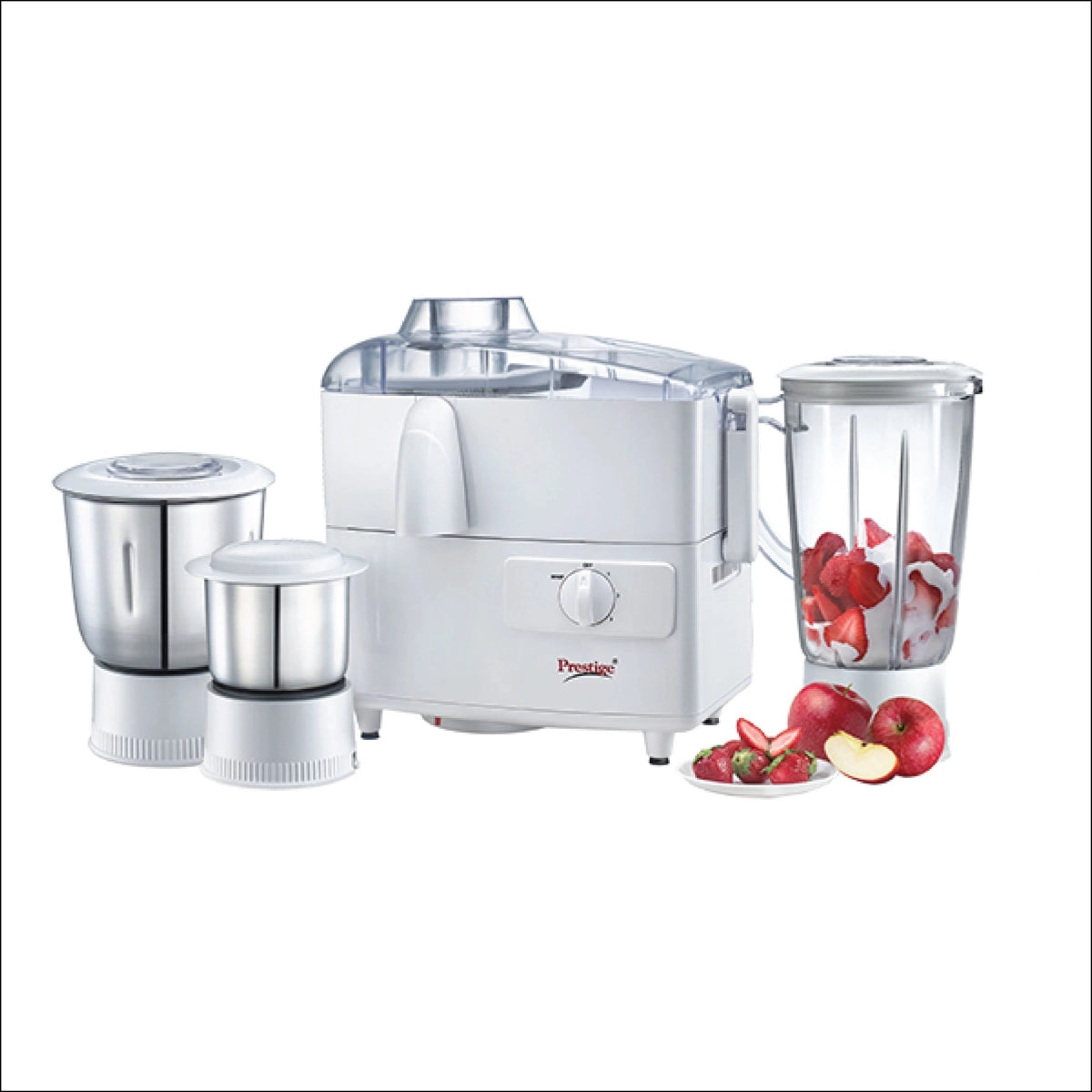 Prestige 41407 All Rounder 600 W Food Processor (White) 41407