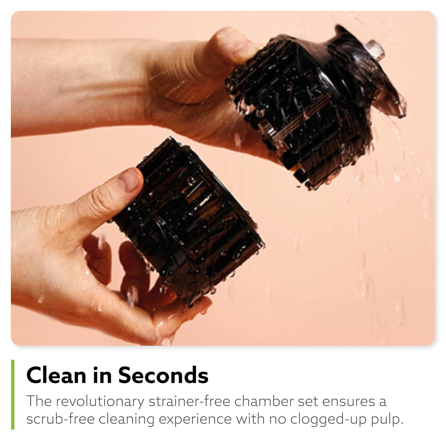 Hurom H400 Slow Juicer, Matte Black | Hands Free | Whole Produce Hopper | Quiet Motor | Scrub Free Cleaning | BPA Free | Easy Assembly | Healthy Living | Cold Press Masticating