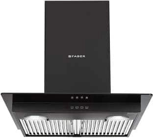 Faber HOOD GLASSY 800 BK LTW 60 cm chimney