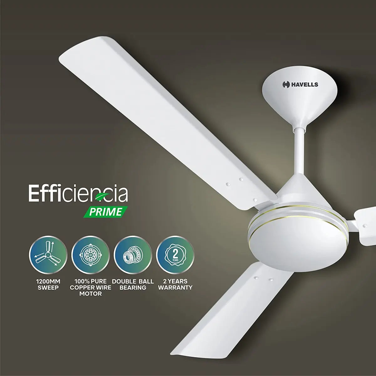 Havells BLDC Fan Efficiencia Prime 1200 mm White