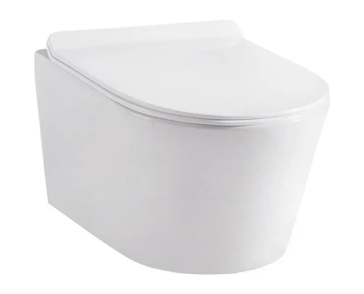 Cera A1044108 Senator Sean Rimless Wall Hung EWC Toilrt Seat- 530x360x345 mm