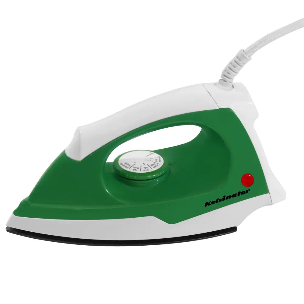 Kelvinator Superio Dry Irons KDIP11111 Green and White