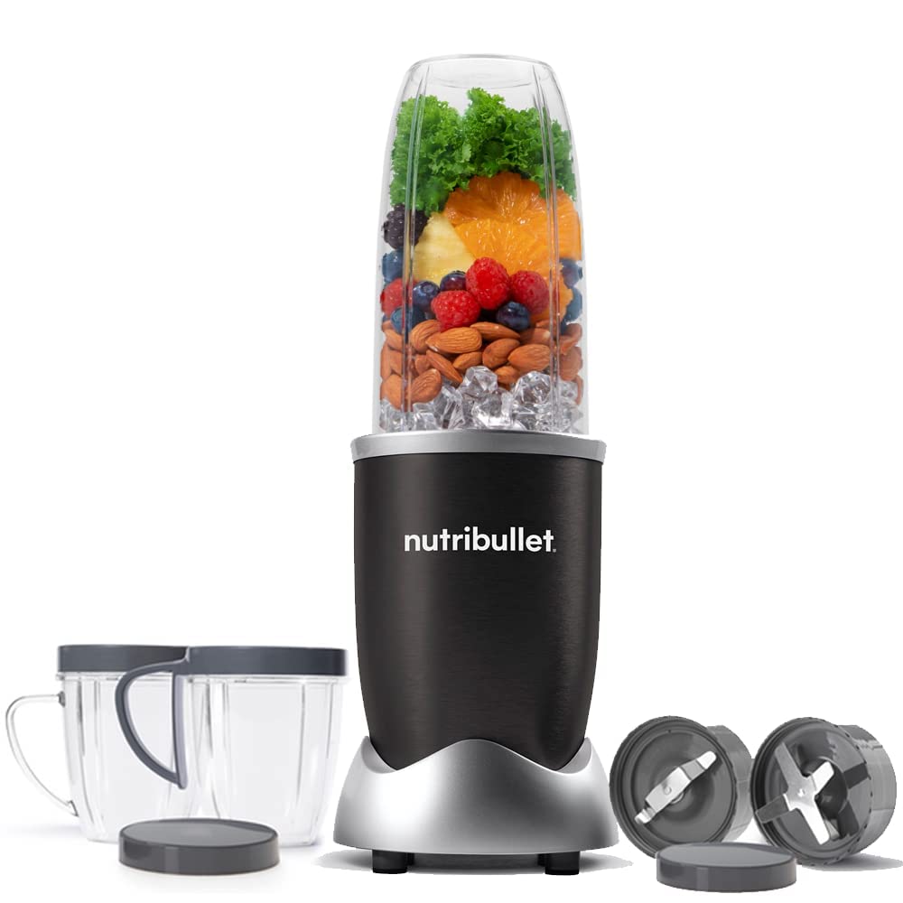 Nutribullet PRO 900W Black, 12-Pc Set: Mixer/Grinder/Smoothie Maker - The Original Nutribullet