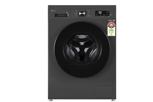 LG 8 Kg 5 Star Wi-Fi, Direct Drive Technology, Steam Wash, 6 Motion DD, Fully-Automatic Front Load Washing Machine (FHB1208Z4M, Allergy Care, In-Built Heater, Touch Panel, 2024 model, Middle