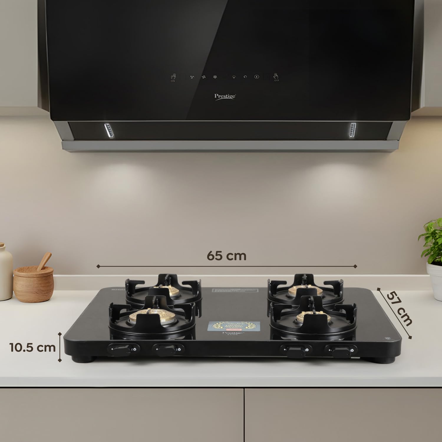 Prestige PEBS 04 Gas Stove Table - Black: Sleek and Efficient Cooking Solution