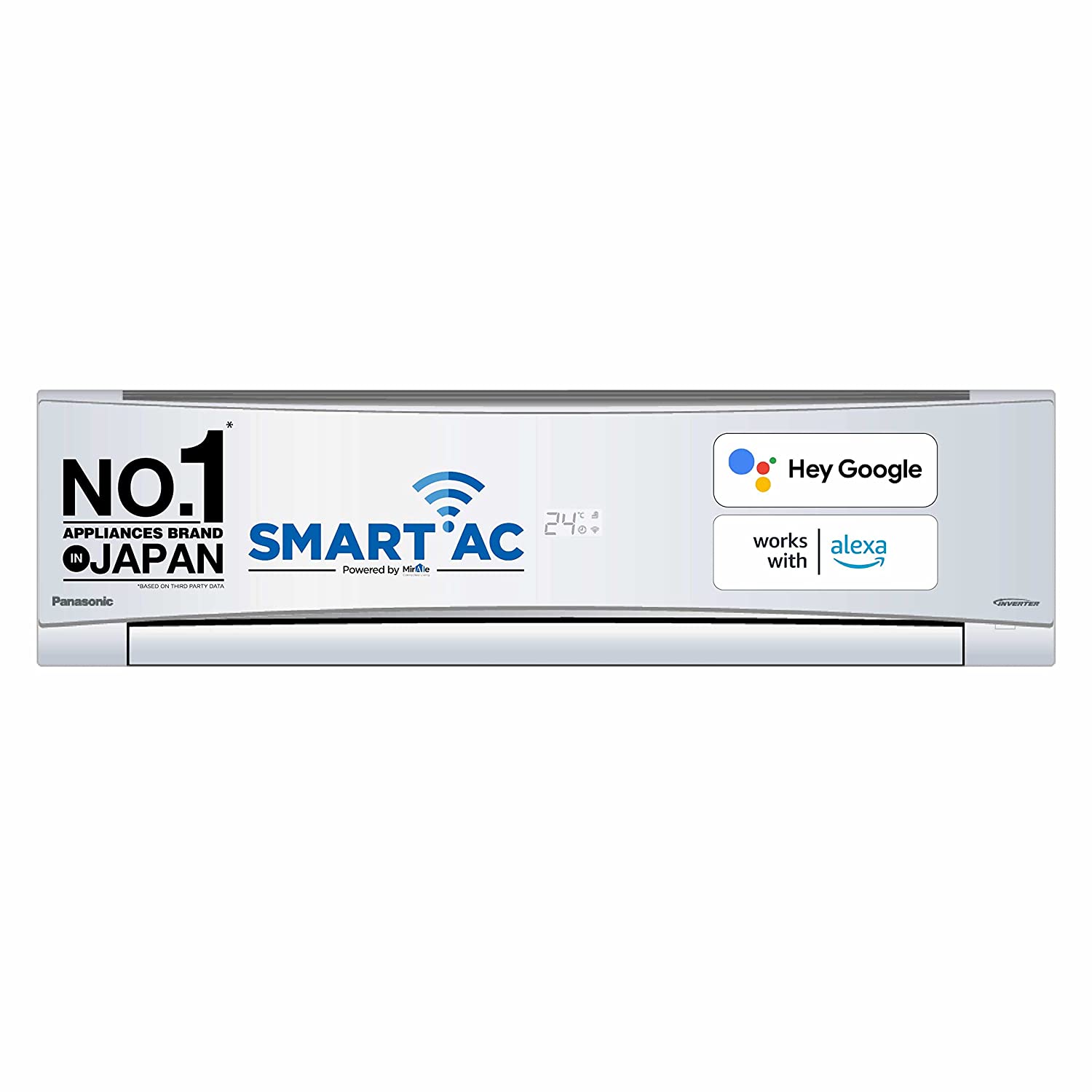 Panasonic Wi-Fi Inverter Split AC CS/CU-NU12YKY5W 1Ton 5Star White