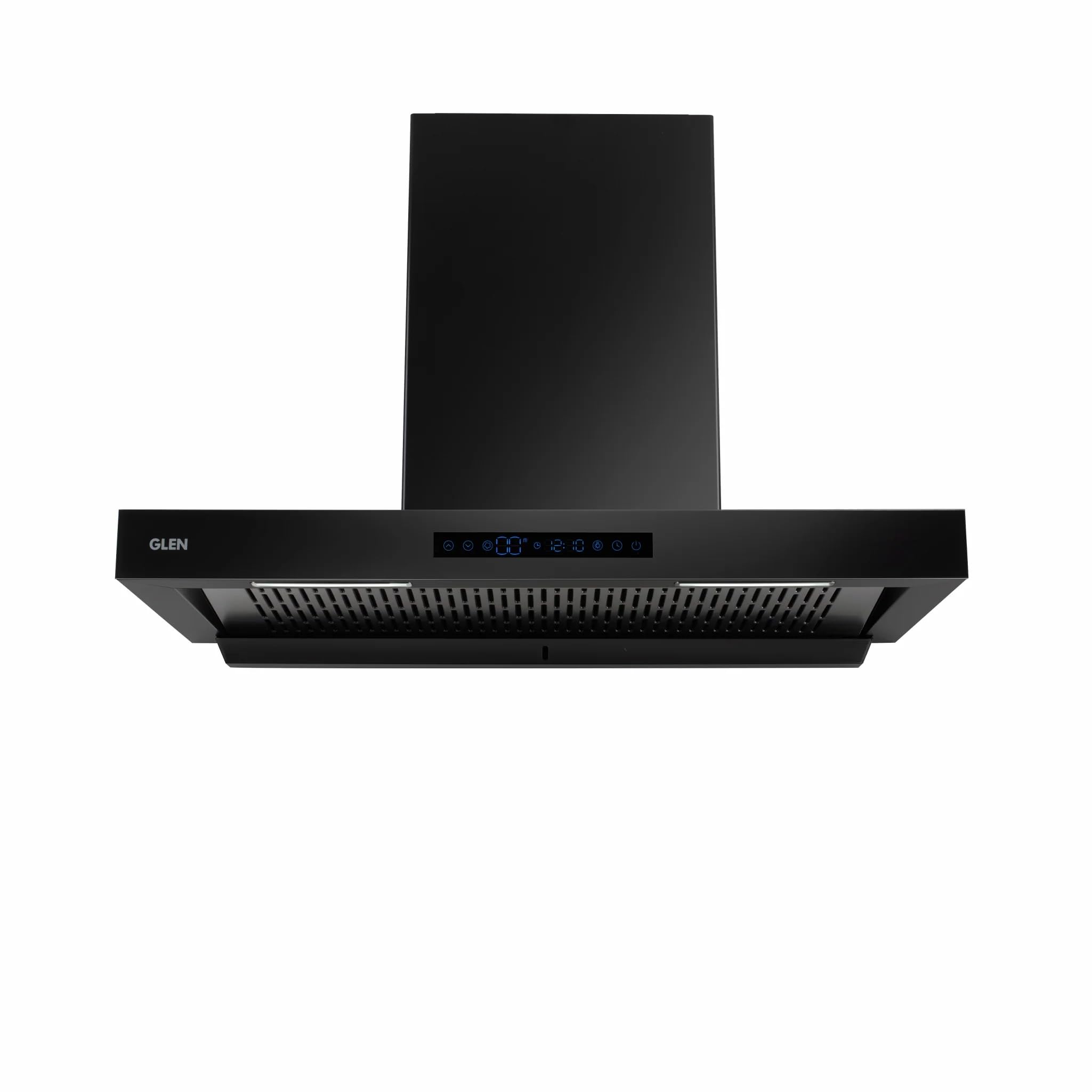 Glen Auto Clean Filterless Chimney with 1 Year on product & 12 Year on motor, Inverter Technology, BLDC Motor 1400 m3/h - Black (6053 BL BLDC AC) (90cm)