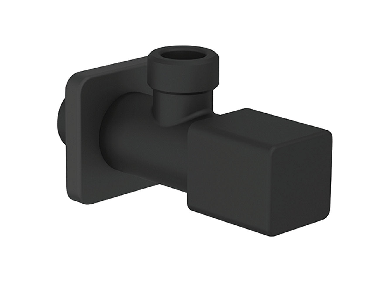 kohler K-80158IN-9-BL Square angle valve in matte black
