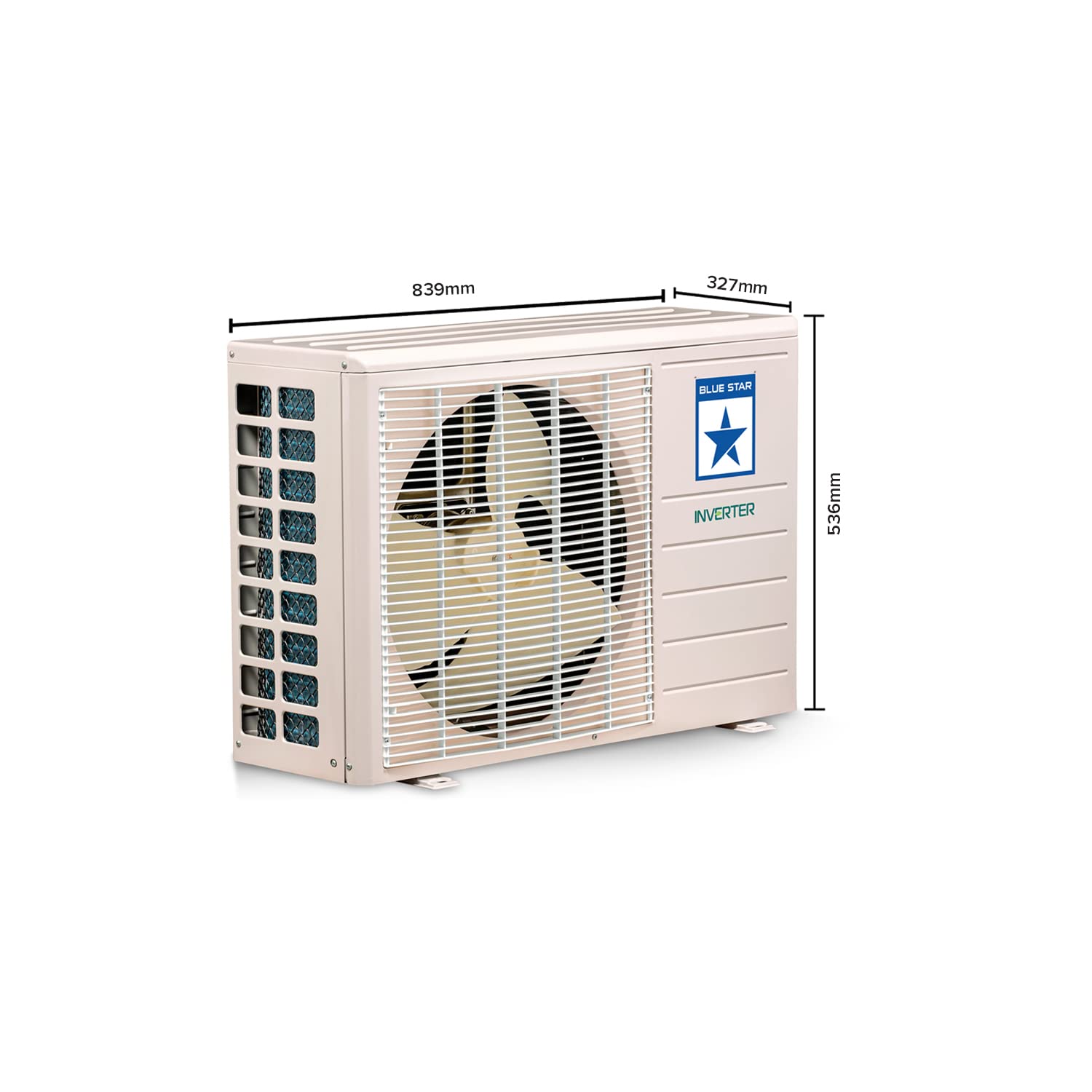 Blue Star 1.2 Ton 3 Star 5 in 1 Convertible Inverter Split AC (Copper, Smart Ready, Auto Defrost, Multi Sensors, Stabalizer Free Operations, 2023 Model, IA315YNU, White)