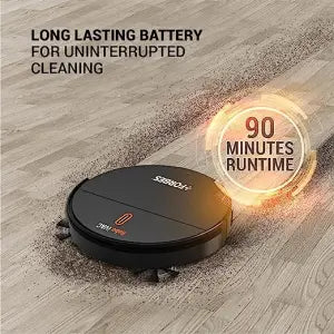 Eureka Forbes Robo iVac with Powerful Suction 2 in 1 (Dry Suction+Mopping) Robotic Vacuum Cleaner with Mapping Intelligent Laser Navigation+Remote Control