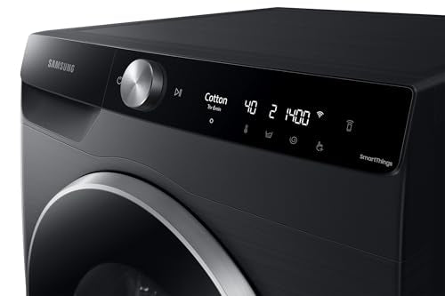 Samsung 11 kg, 5 Star, AI Ecobubble, Super Speed, Wi-Fi, Hygiene Steam with Inbuilt Heater, Digital Inverter, Fully-Automatic Front Load Washing Machine (WW11CG604DLBTL, BLACK CAVIAR, 2023 Mo