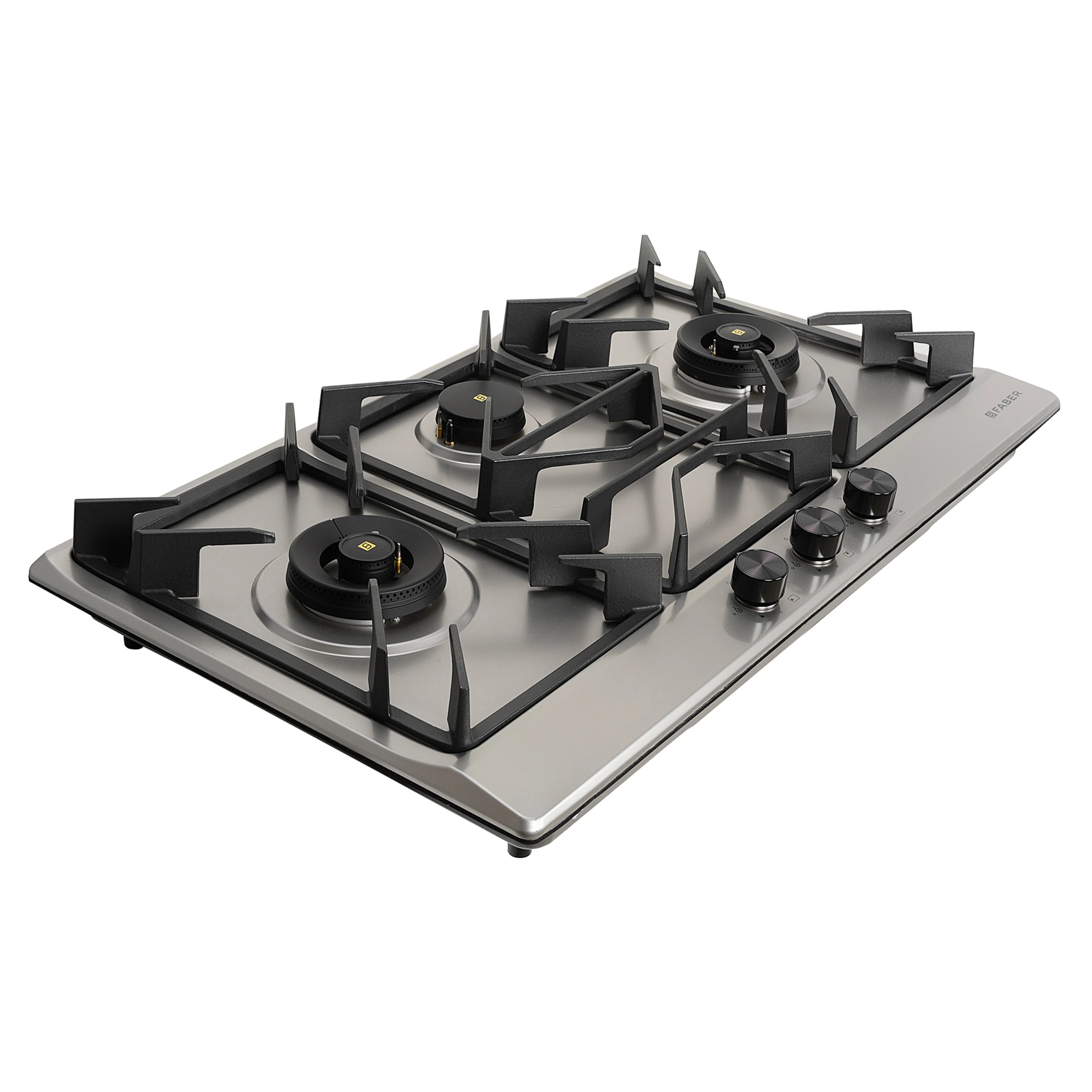 Faber INSPIRIA 903 BR AI FFD SS LPG 4-Burner HOB - Sleek and Efficient Cooking