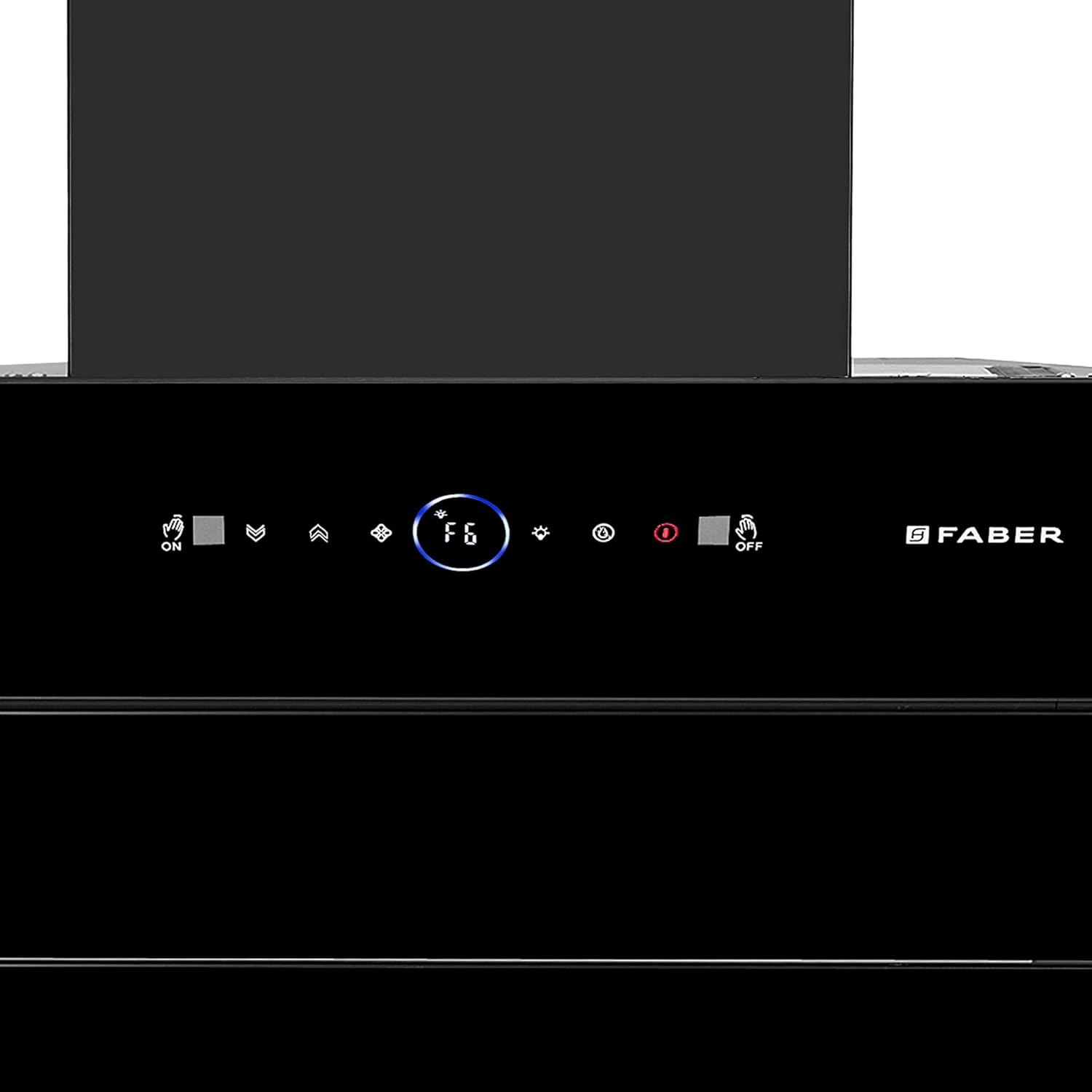 Faber 60 cm 1500 m³/hr Wall Mounted Kitchen Chimney (HOOD COMET BLDC FL HC BK 60, Filterless technology, Touch & Gesture With Remote Control, Black)